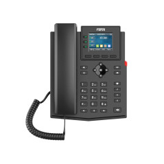 X303P TELÉFONO IP NEGRO 4 LÍNEAS LCD