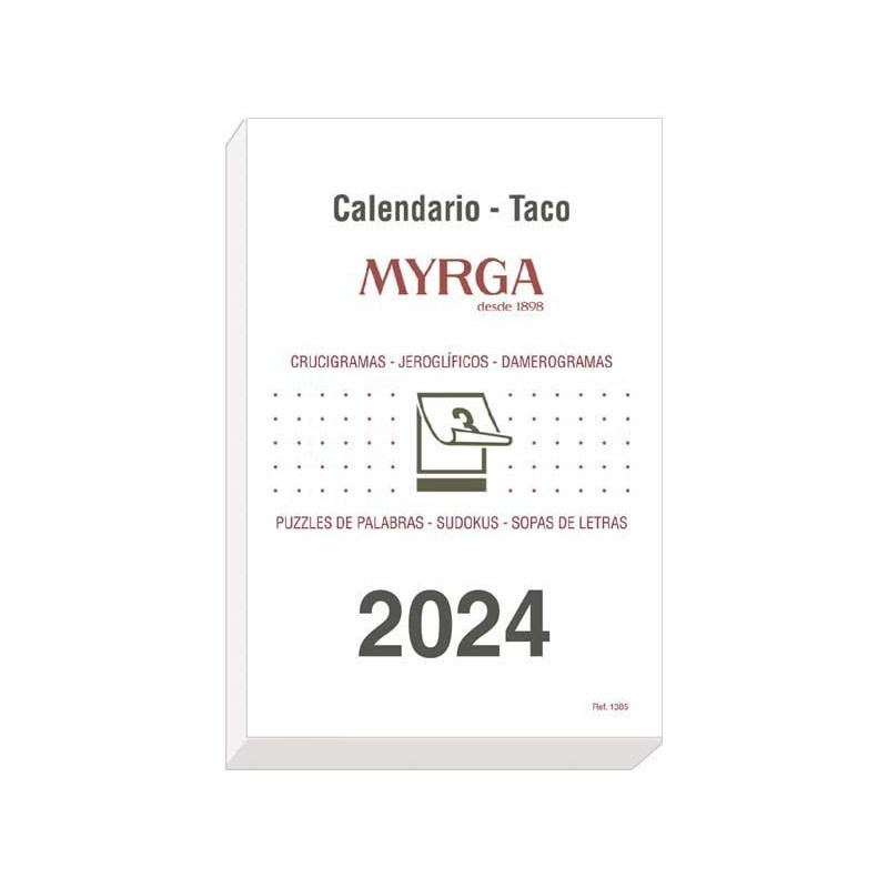 CALENDARIO 2024 MYRGA "TACO MURAL" 14x20cm