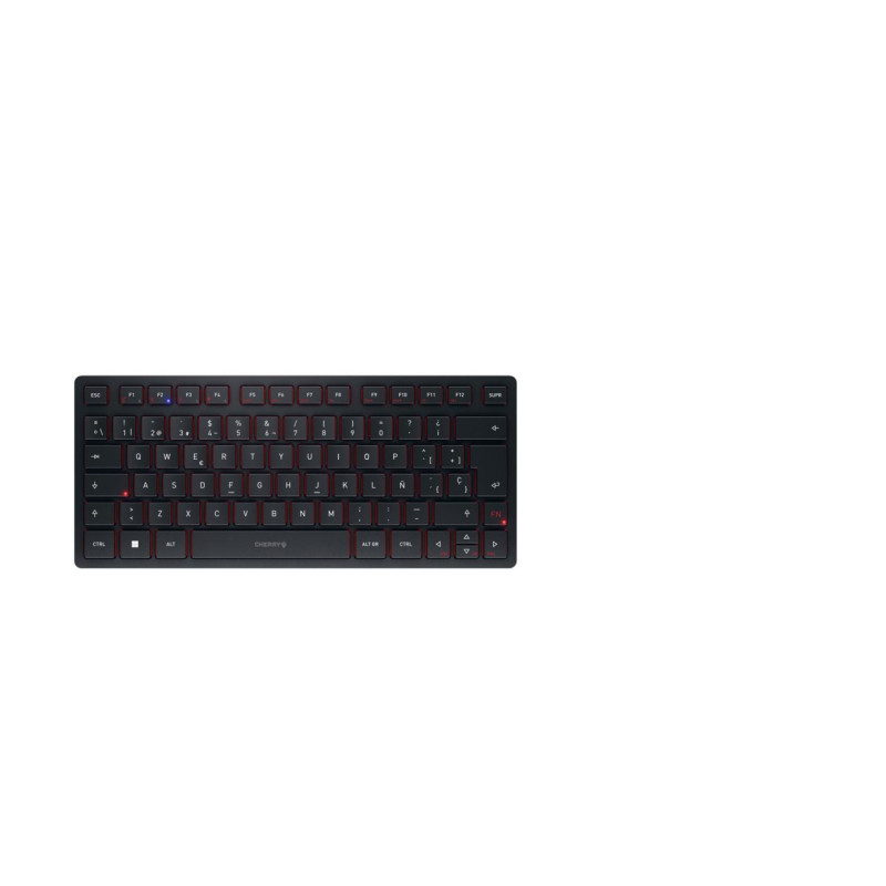 KW 9200 MINI TECLADO USB + RF WIRELESS + BLUETOOTH QWERTY ESPAÑOL NEGRO