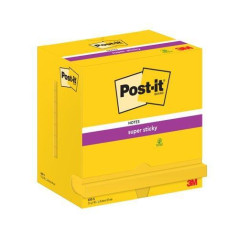 PACK 12 BLOCS NOTAS POST-IT SUPER STICKY 76x127mm