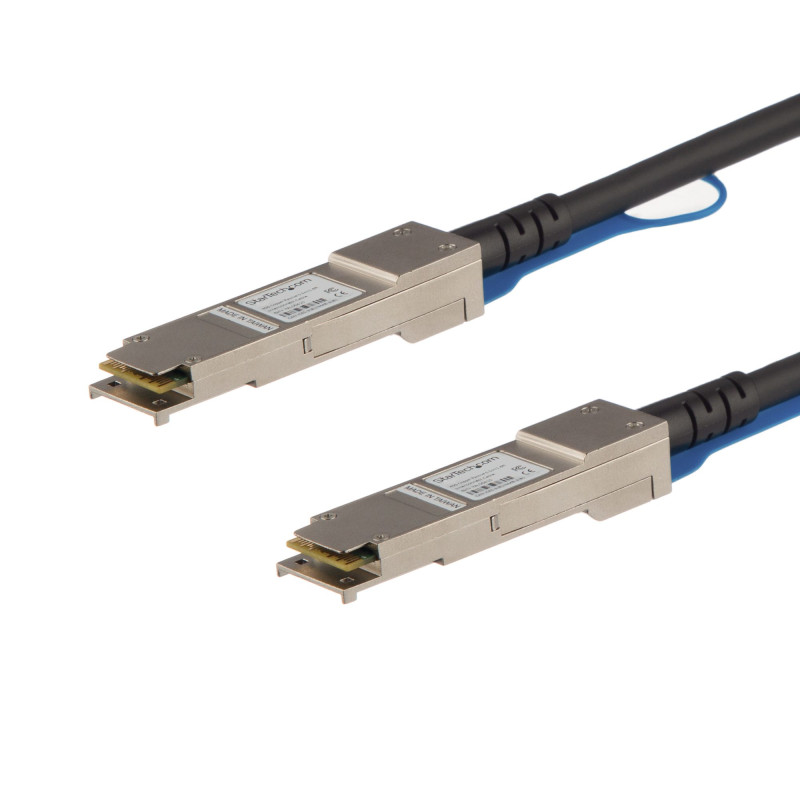 CABLE DE 5M TWINAX DIRECT ATTACH QSFP+ A QSFP+ 40G COMPATIBLE CON MSA SIN CODIFICAR- DAC DE COBRE QSFP+ DE 40 GBE - DAC 