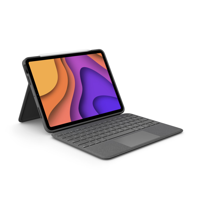 FOLIO TOUCH GRIS SMART CONNECTOR AZERTY FRANCÉS