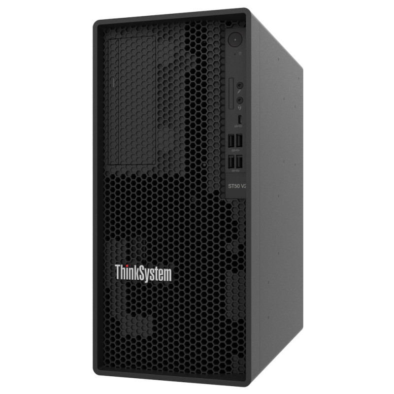 THINKSYSTEM ST50 V2 SERVIDOR 1,92 TB TORRE INTEL XEON E E-2324G 3,1 GHZ 16 GB DDR4-SDRAM 500 W