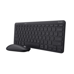 LYRA TECLADO RATÓN INCLUIDO BLUETOOTH QWERTY ESPAÑOL NEGRO