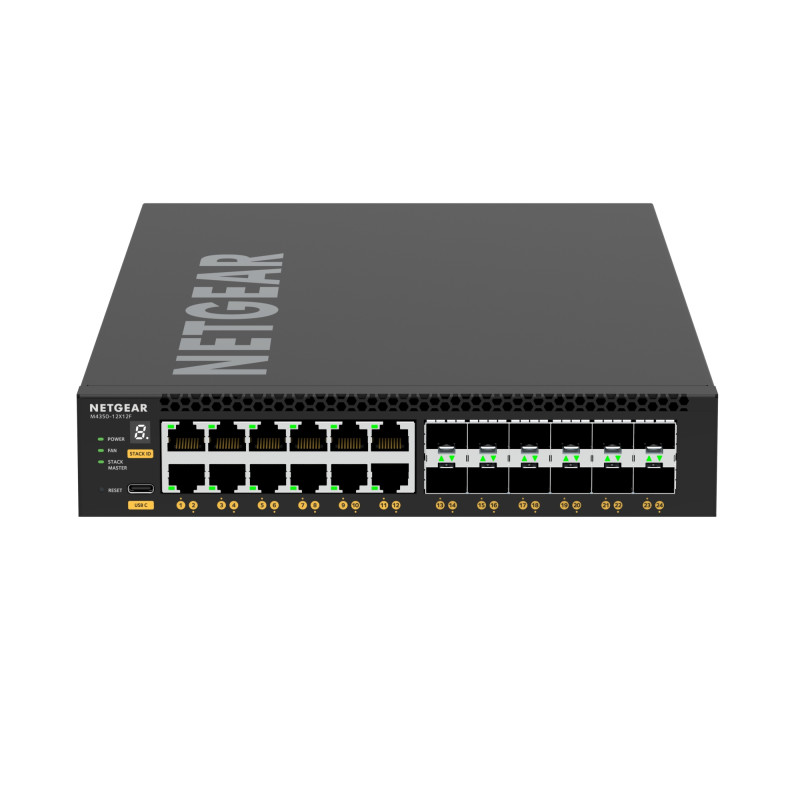 M4350-12X12F GESTIONADO L3 10G ETHERNET (100/1000/10000) 1U NEGRO