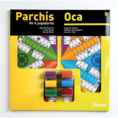 F29468 JUEGO DE TABLERO PARCHIS /OCA TABLERO DE JUEGO FAMILIA