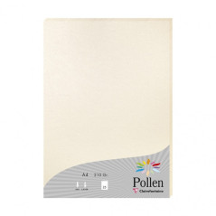 POLLEN PAPEL PARA IMPRESORA DE INYECCIÓN DE TINTA A4 (210X297 MM) 25 HOJAS CREMA DE COLOR