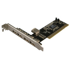 4+1-PORT USB 2.0 PCI CARD TARJETA Y ADAPTADOR DE INTERFAZ