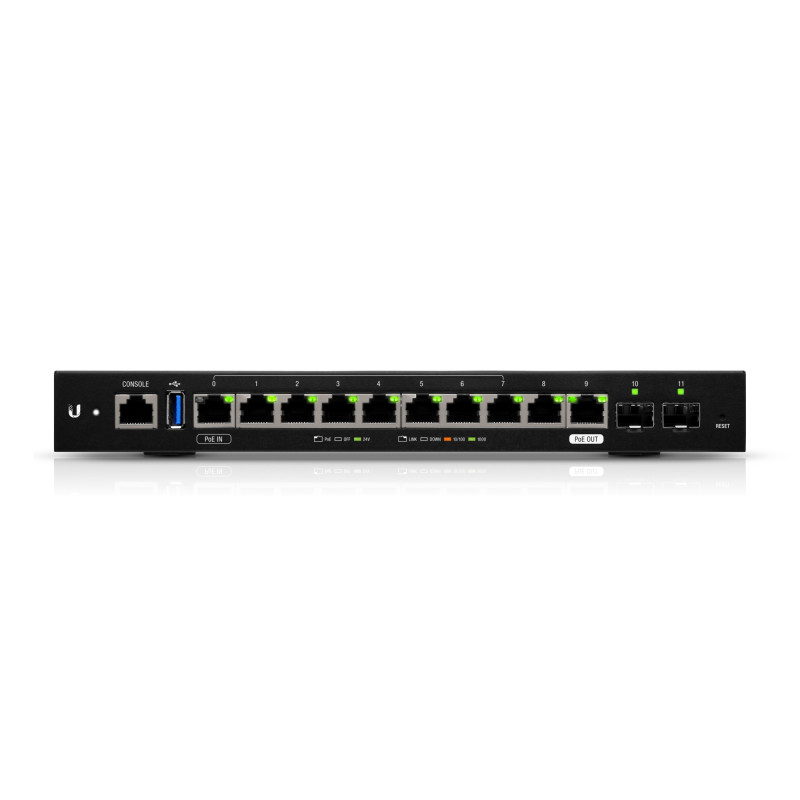 EDGEROUTER ER-12 ROUTER GIGABIT ETHERNET NEGRO