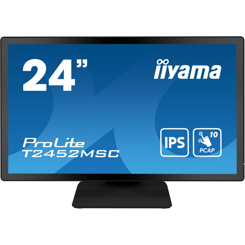 PROLITE T2452MSC-B1 PANTALLA PARA PC 60,5 CM (23.8\") 1920 X 1080 PIXELES FULL HD LCD PANTALLA TÁCTI