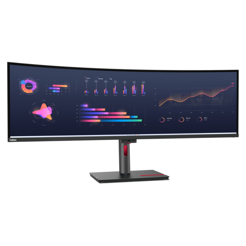 THINKVISION P49W-30 LED DISPLAY 124,5 CM (49\") 5120 X 1440 PIXELES DQHD NEGRO