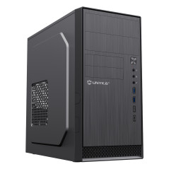 CAJA ORDENADOR AERO C12 MICRO ATX NEGRA, CON DOS PUERTOS USB 3.0 Y DOS PUERTOS USB TYPE C 2.0