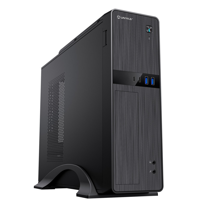 CAJA ORDENADOR MICRO ATX UK2011 CON FUENTE DE ALIMENTACIÓN SFX DE 450W INCLUIDA, 2 CONECTORES USB 3.