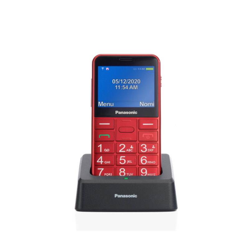 KX-TU155EXRN TELÉFONO MÓVIL 6,1 CM (2.4\") 102 G ROJO TELÉFONO CON CÁMARA