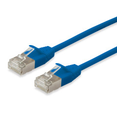 606133 CABLE DE RED AZUL 0,5 M CAT6A F/FTP (FFTP)