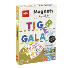 CAJA 44 IMANES APLI KIDS "MAGNETS: ABECEDARIO"