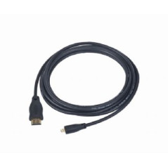 1.8M HDMI-M/MICRO HDMI-M CABLE HDMI 1,8 M HDMI TIPO A (ESTÁNDAR) HDMI TIPO D (MICRO) NEGRO