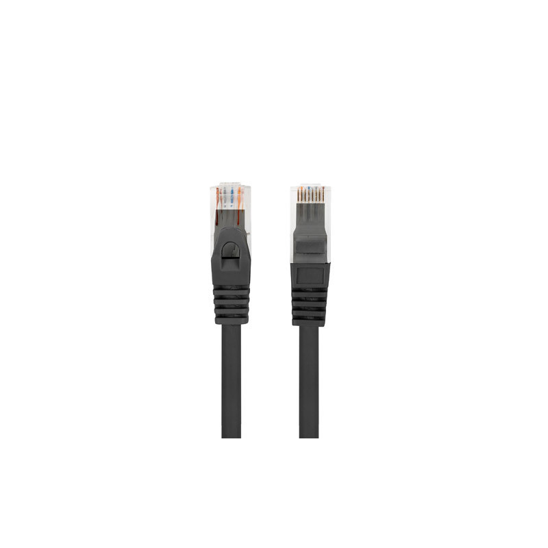 PCU6-10CU-0050-BK CABLE DE RED NEGRO 0,5 M CAT6 U/UTP (UTP)