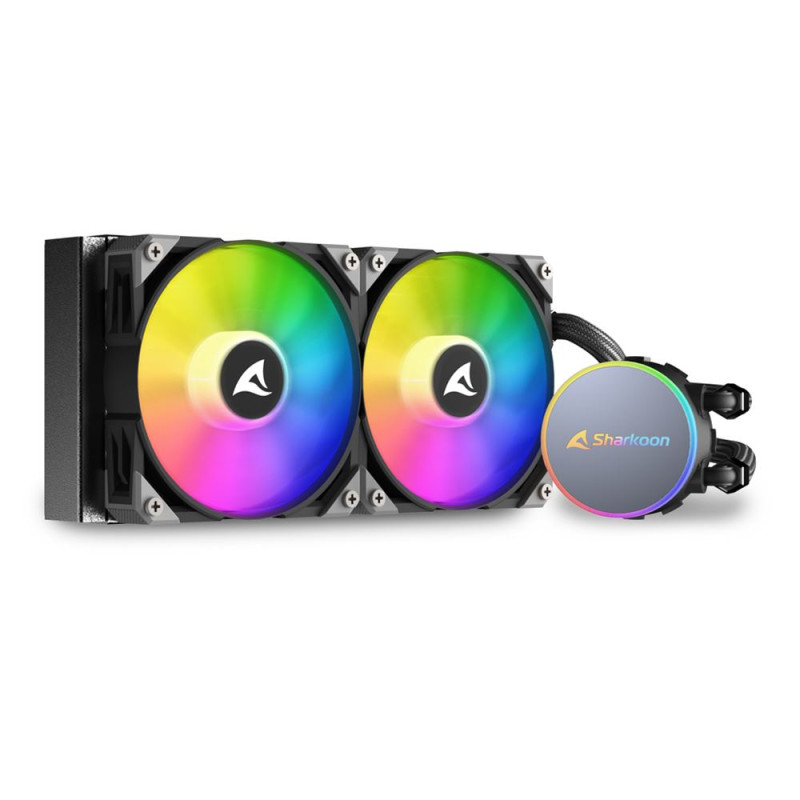 S70 RGB CARCASA DEL ORDENADOR, PROCESADOR SISTEMA DE REFRIGERACIÓN LÍQUIDA TODO EN UNO 12 CM NEGRO 1