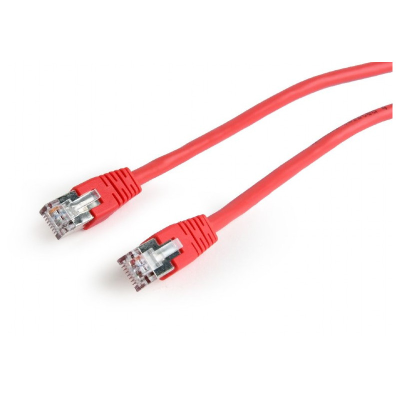 PP6-0.5M/R CABLE DE RED ROJO 0,5 M CAT6 F/UTP (FTP)