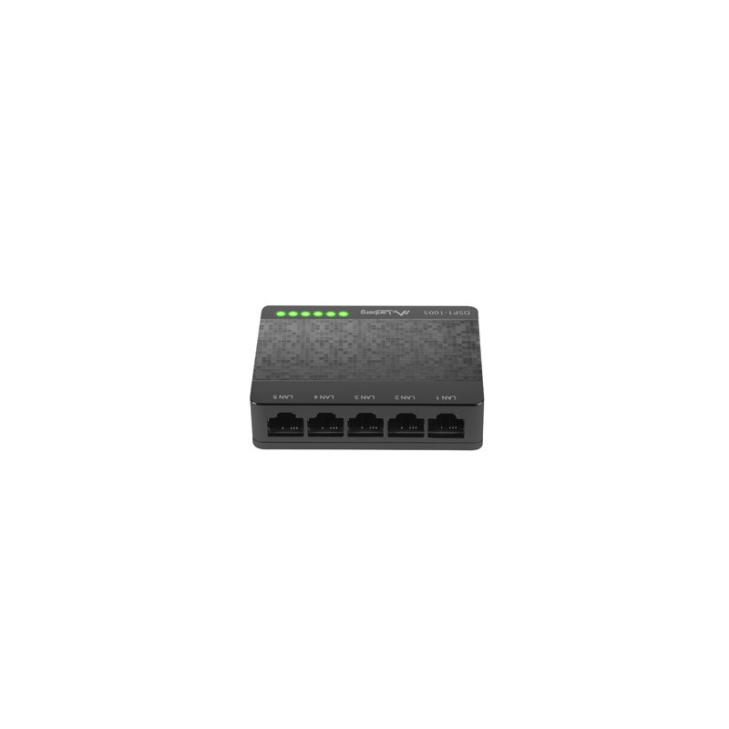 DSP1-1005 SWITCH NO ADMINISTRADO GIGABIT ETHERNET (10/100/1000) NEGRO, GRIS