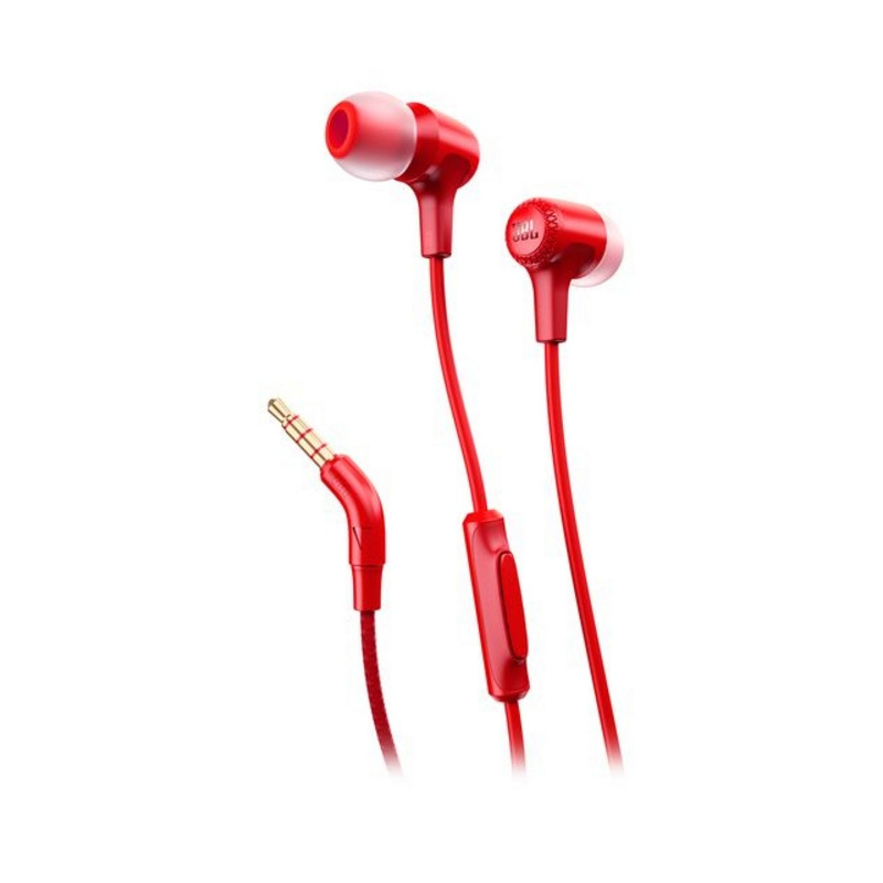 E15 AURICULARES DENTRO DE OÍDO CONECTOR DE 3,5 MM ROJO