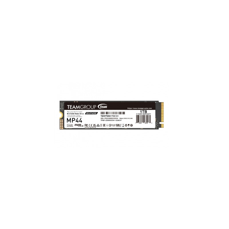 MP44L TM8FPW001T0C101 UNIDAD DE ESTADO SÓLIDO M.2 1 TB PCI EXPRESS 4.0 NVME