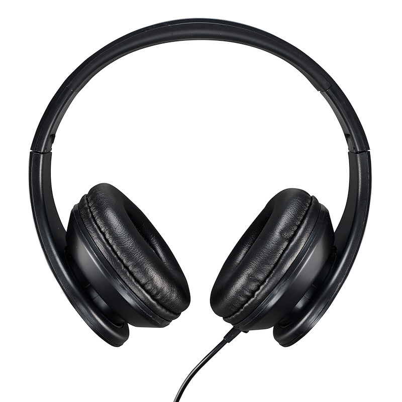 AHW115 AURICULARES ALÁMBRICO DIADEMA LLAMADAS/MÚSICA NEGRO