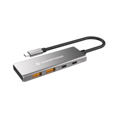 HUBBIES15G HUB DE INTERFAZ USB 3.2 GEN 2 (3.1 GEN 2) TYPE-C 10000 MBIT/S GRIS