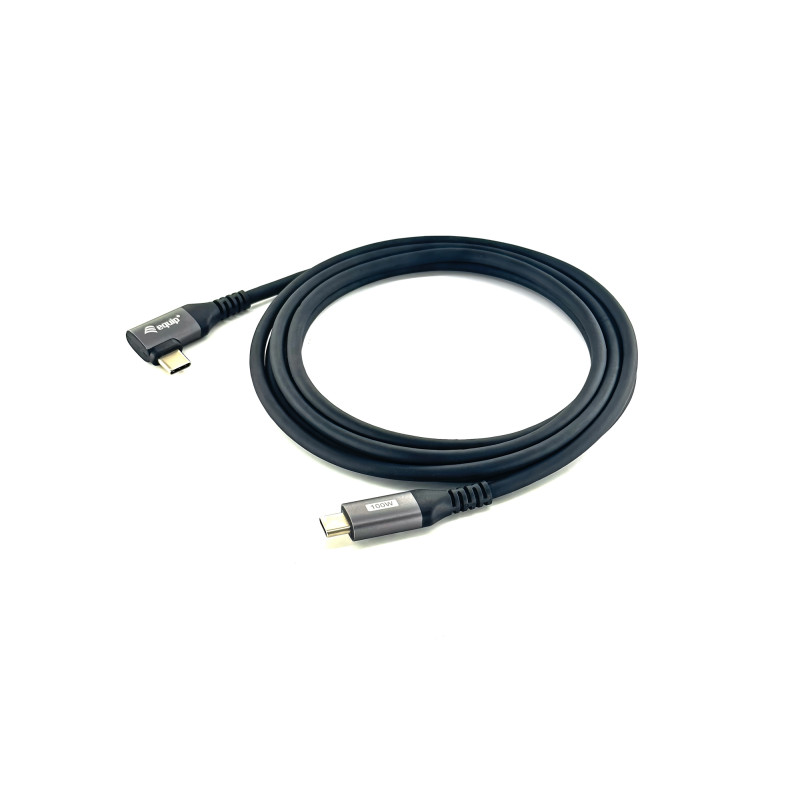 128891 CABLE USB 1 M USB 2.0 USB C NEGRO