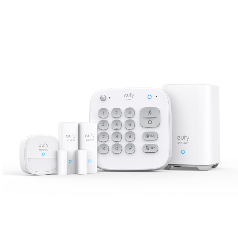 SECURITY 5 PIEZAS SMART HOME SET, SISTEMA DE SEGURIDAD INTELIGENTE PARA EL HOGAR, CON CERRADURA DE P