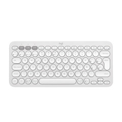 PEBBLE KEYS 2 K380S TECLADO RF WIRELESS + BLUETOOTH QWERTY ESPAÑOL BLANCO