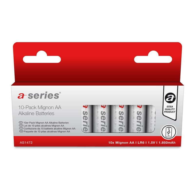 PACK 10 PILAS A-SERIES ALCALINA AA LR6