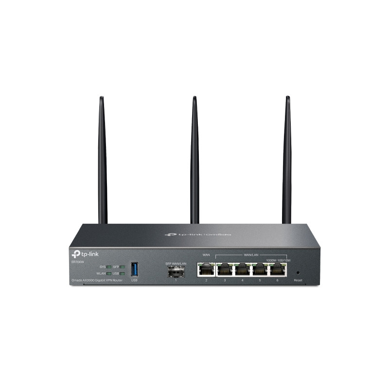 ER706W ROUTER INALÁMBRICO GIGABIT ETHERNET DOBLE BANDA (2,4 GHZ / 5 GHZ) NEGRO