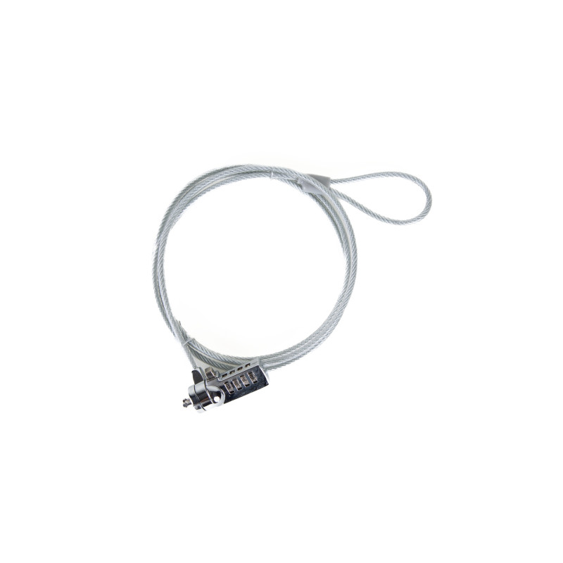 SECURE 4D CABLE ANTIRROBO PLATA 1,5 M