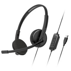 HS-220 AURICULARES ALÁMBRICO DIADEMA OFICINA/CENTRO DE LLAMADAS USB TIPO A NEGRO