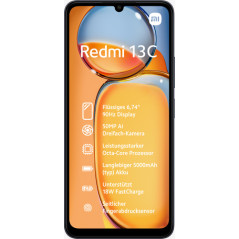 REDMI 13C 17,1 CM (6.74\") SIM DOBLE 4G USB TIPO C 8 GB 256 GB 5000 MAH NEGRO