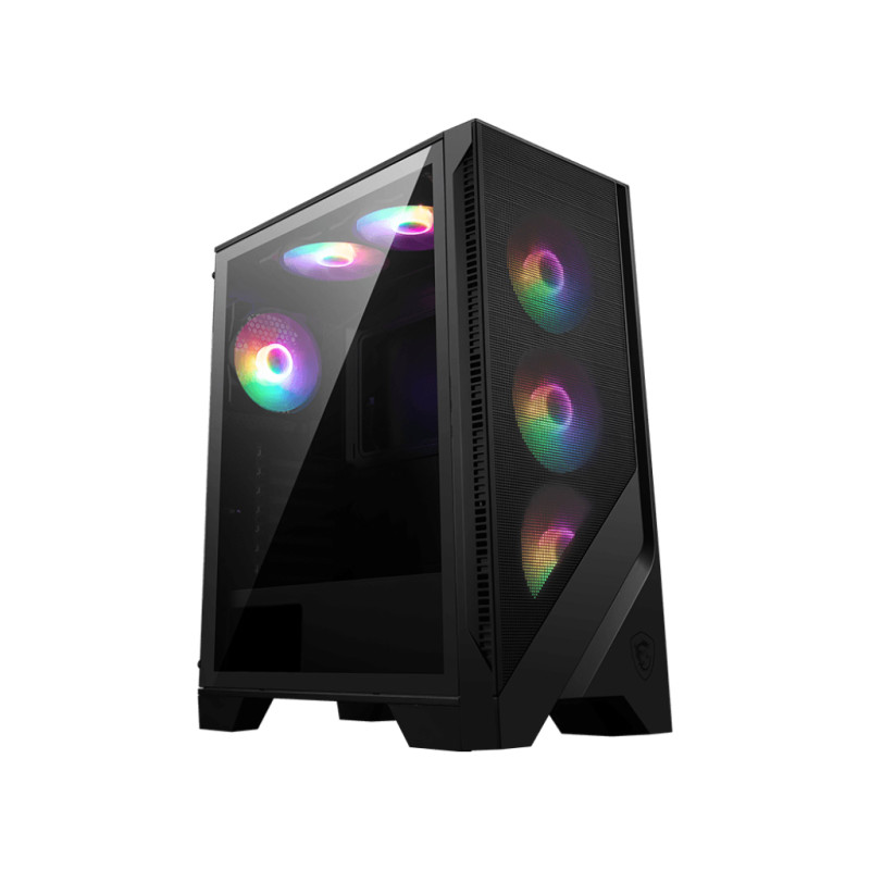 MAG FORGE 120A AIRFLOW CARCASA DE ORDENADOR MIDI TOWER NEGRO, TRANSPARENTE