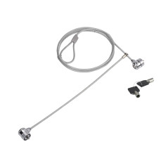 CNBSLOCK15T CABLE ANTIRROBO PLATA 1,5 M