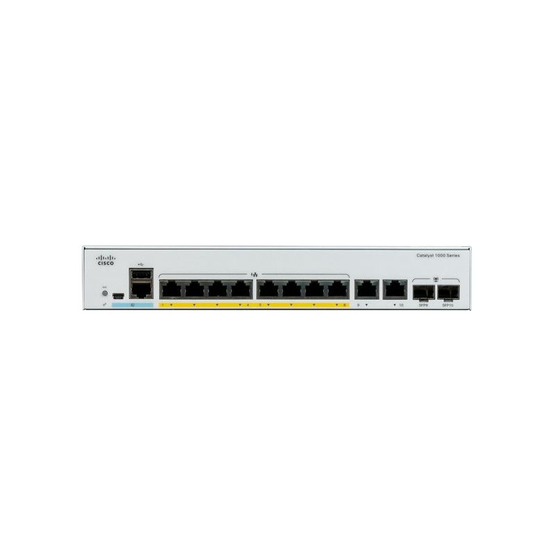 CATALYST C1000-8P-E-2G-L SWITCH GESTIONADO L2 GIGABIT ETHERNET (10/100/1000) ENERGÍA SOBRE ETHERNET 