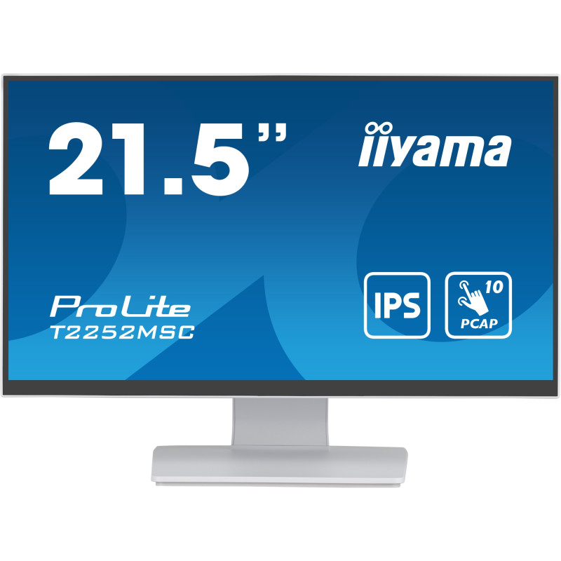 PROLITE PANTALLA PARA PC 54,6 CM (21.5\") 1920 X 1080 PIXELES FULL HD LCD PANTALLA TÁCTIL MESA BLANC