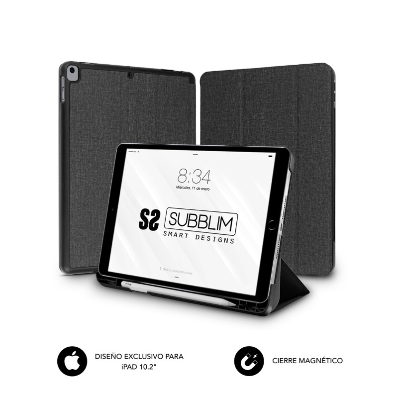 FUNDA TABLET IPAD 10.2`` 9/8/7 GEN BLACK