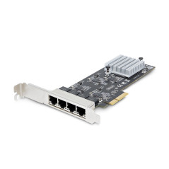 TARJETA PCI EXPRESS DE RED ETHERNET 4 PUERTOS NBASE-T 2,5G - NIC I225-V - TARJETA DE RED DE 4 PUERTO