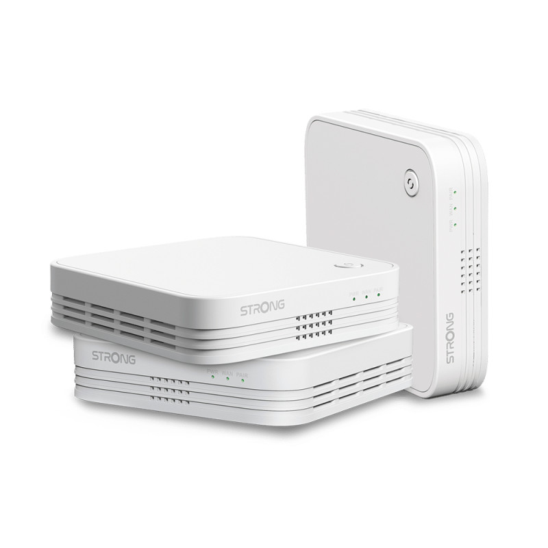 WI-FI MESH HOME TRIO PACK 1200 DOBLE BANDA (2,4 GHZ / 5 GHZ) WI-FI 5 (802.11AC) BLANCO 3 INTERNO