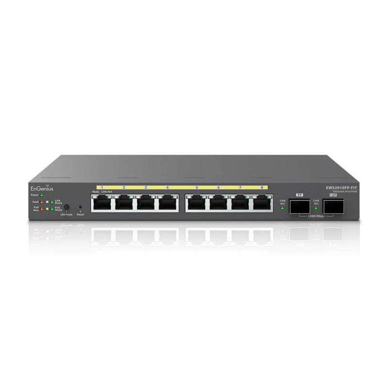 EWS2910FP-FIT SWITCH GESTIONADO L2/L3 GIGABIT ETHERNET (10/100/1000) ENERGÍA SOBRE ETHERNET (POE) GRIS