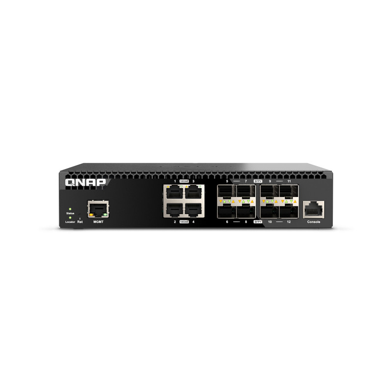 QSW-M3212R-8S4T SWITCH GESTIONADO 10G ETHERNET (100/1000/10000) 1U