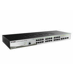 DGS-1210-28/ME/E SWITCH GESTIONADO L2+ GIGABIT ETHERNET (10/100/1000) 1U NEGRO, GRIS