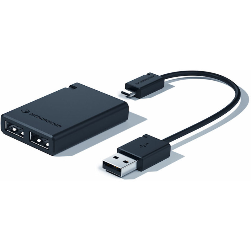3DX-700051 HUB DE INTERFAZ USB 2.0 NEGRO