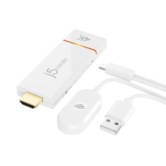 JVAW76-N ADAPTADOR DE PANTALLA INALÁMBRICO SCREENCAST 4K HDMI