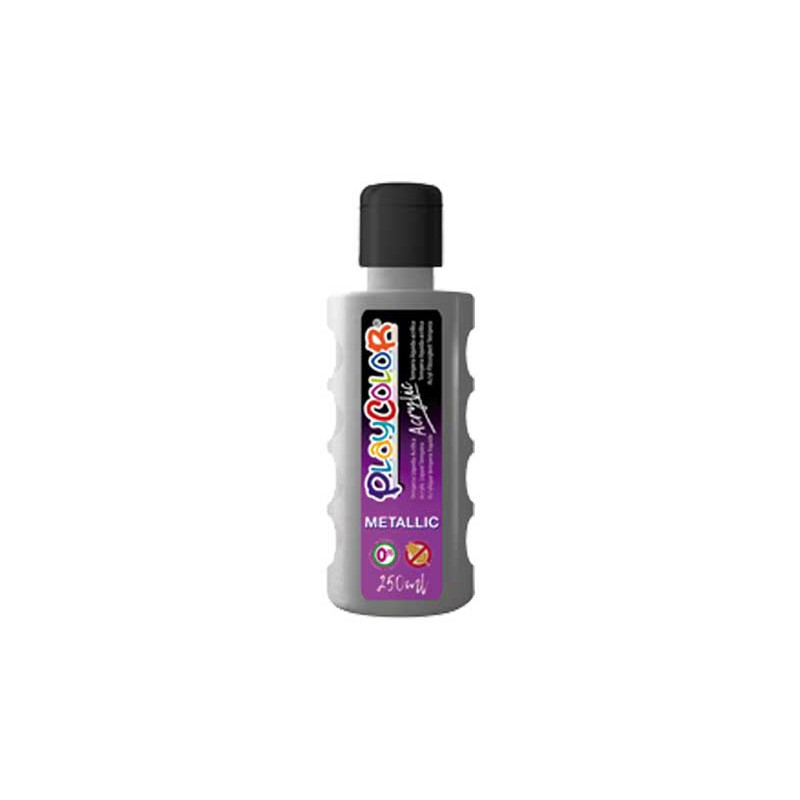 BOTE PINTURA PLAYCOLOR ACRYLIC METALLIC 250ml